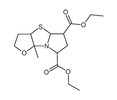 diethyl 8a-methyloctahydrofuro[2,3-d]pyrrolo[2,1-b]thiazole-5,7-dicarboxylate结构式
