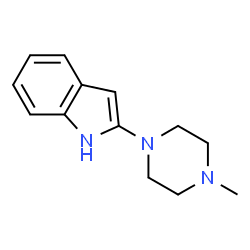Indole, 2-(4-methyl-1-piperazinyl)- (8CI) structure