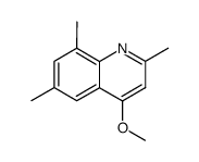 Quinoline, 4-methoxy-2,6,8-trimethyl- (9CI)结构式