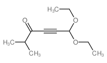 6,6-diethoxy-2-methyl-hex-4-yn-3-one结构式