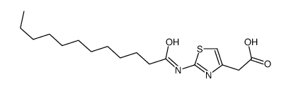 2-[2-(dodecanoylamino)-1,3-thiazol-4-yl]acetic acid Structure