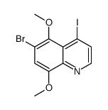 6-bromo-4-iodo-5,8-dimethoxyquinoline Structure