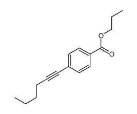 propyl 4-hex-1-ynylbenzoate结构式