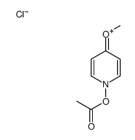 (4-methoxypyridin-1-ium-1-yl) acetate,chloride Structure
