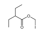 iodomethyl 2-ethylbutanoate structure