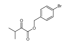 (4-bromophenyl)methyl 3-methyl-2-oxobutanoate结构式