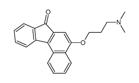 5-(3-Dimethylamino-propoxy)-benzo[c]fluoren-7-one结构式