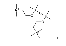 5,7,9-Trioxa-2-azonia-6,8-disilaundecan-11-aminium, N,N,N,2,2,6,6,8,8- nonamethyl-, diiodide结构式