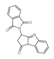 2-(1-oxo-2,3-dihydropyrrolo[1,2-a]benzimidazol-3-yl)isoindole-1,3-dione Structure