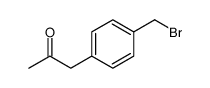 1-[4-(bromomethyl)phenyl]propan-2-one结构式