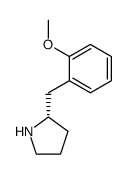 (S)-2-(2-Methoxy-benzyl)-pyrrolidine Structure