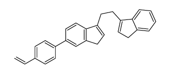 6-(4-ethenylphenyl)-3-[2-(3H-inden-1-yl)ethyl]-1H-indene Structure