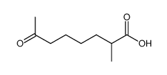 2-methyl-7-oxooctanoic acid Structure