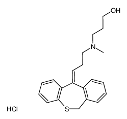 (E)-11-(3-propylidene)-6,11-dihydrodibenzothiepin Hydrochloride结构式