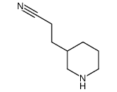 3-piperidin-3-ylpropanenitrile Structure