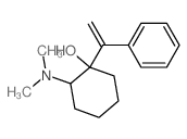 Cyclohexanol,2-(dimethylamino)-1-(1-phenylethenyl)-, cis- (9CI) Structure