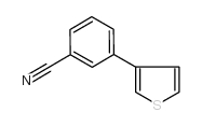 3-(3-THIENYL)BENZONITRILE Structure