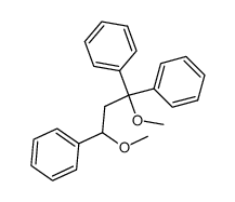 1,1,3-triphenyl-1,3-dimethoxypropane结构式