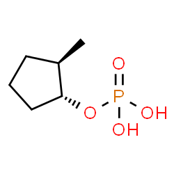 Cyclopentanol, 2-methyl-, dihydrogen phosphate, trans- (9CI) structure