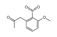 (3-methoxy-2-nitro-phenyl)-acetone Structure