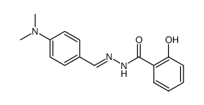 2'-(4-dimethylaminobenzylidene)-2-hydroxybenzoylhydrazide Structure