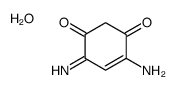 4-amino-6-iminocyclohex-4-ene-1,3-dione,hydrate结构式