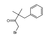 1-bromo-3,3-dimethyl-4-phenylbutan-2-one结构式