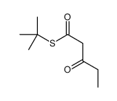 S-tert-butyl 3-oxopentanethioate结构式