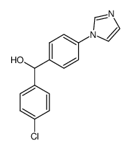 α-(4-chlorophenyl)-4-(1-imidazolyl)benzenemethanol结构式