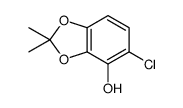 5-chloro-2,2-dimethyl-1,3-benzodioxol-4-ol Structure