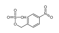 (4-nitrophenyl)methyl hydrogen sulfate结构式