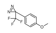 3H-Diazirine, 3-(4-methoxyphenyl)-3-(trifluoromethyl) Structure