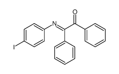 2-(4-iodophenyl)imino-1,2-diphenylethanone结构式