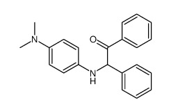 2-[4-(dimethylamino)anilino]-1,2-diphenylethanone结构式