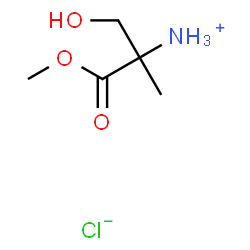 2-氨基-3-羟基-2-甲基丙酸甲酯盐酸盐结构式