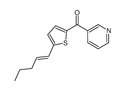 (5-pent-1-enylthiophen-2-yl)-pyridin-3-ylmethanone Structure