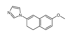 1-(7-methoxy-3,4-dihydronaphthalen-2-yl)imidazole Structure