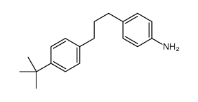 4-[3-(4-tert-butylphenyl)propyl]aniline结构式