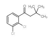 2',3'-DICHLORO-3,3-DIMETHYLBUTYROPHENONE结构式