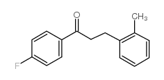 4'-FLUORO-3-(2-METHYLPHENYL)PROPIOPHENONE Structure