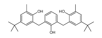 4-tert-butyl-2-[[3-[(5-tert-butyl-2-hydroxy-3-methylphenyl)methyl]-2-hydroxyphenyl]methyl]-6-methylphenol Structure