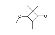 3-ethoxy-2,2,4-trimethylcyclobutanone Structure