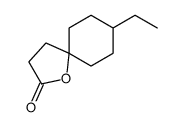 8-ethyl-1-oxaspiro[4.5]decan-2-one结构式