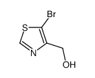 (5-溴噻唑-4-基)甲醇结构式