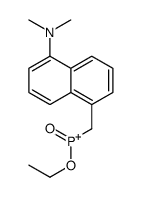 [5-(dimethylamino)naphthalen-1-yl]methyl-ethoxy-oxophosphanium结构式