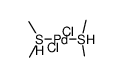 dichlorobis (dimethyl sulfide) palladium (II)结构式