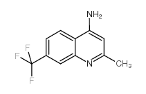 2-methyl-7-(trifluoromethyl)quinolin-4-amine结构式