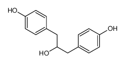 1,3-Bis(4-hydroxyphenyl)-2-propanol结构式