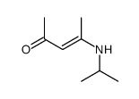 4-(propan-2-ylamino)pent-3-en-2-one结构式