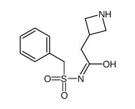 2-(azetidin-3-yl)-N-benzylsulfonylacetamide结构式